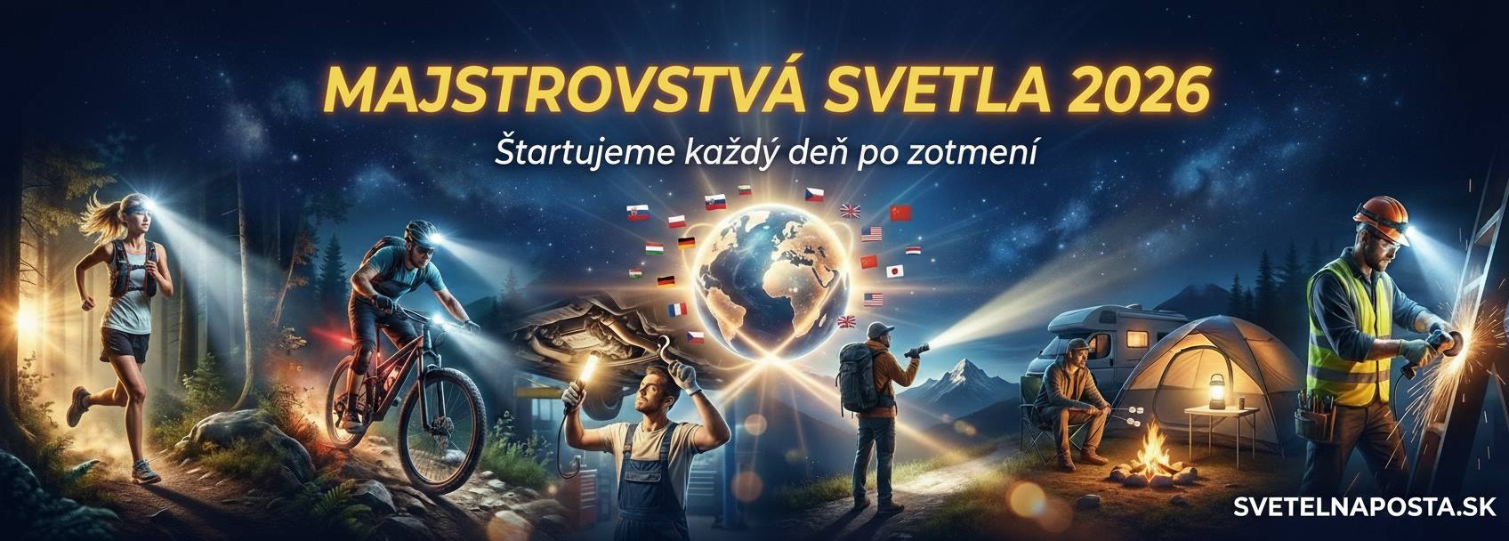 Majstrovstvá svetla 2026 -svetelnaposta.sk banner